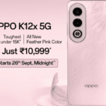 تم إطلاق هاتف Oppo K12x 5G باللون الوردي الريش في الهند قبل بيع Flipkart Big Billion Days 21 تم إطلاق هاتف Oppo K12x 5G باللون الوردي الريش في الهند قبل بيع Flipkart Big Billion Days