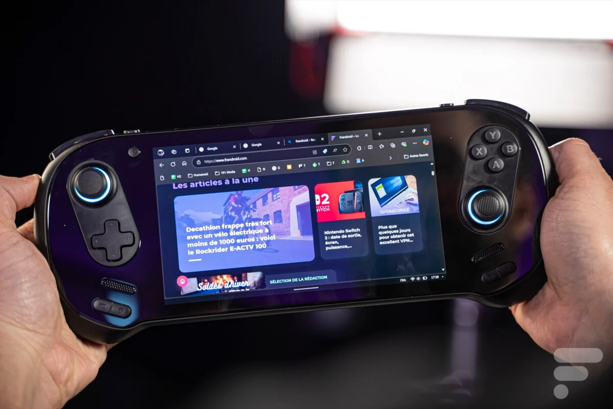 لقد قمنا باختبار Ayaneo 3: وحدة التحكم المحمولة الأكثر قوة وقابلية للتكيف من Steam Deck 9 ayaneo 3 frandroid sans titre 24 1200x802 1