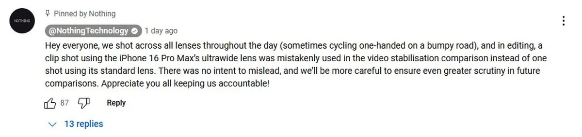 مقارنة هاتف Nothing Phone 3a مع iPhone 16 Pro Max 7 مقارنة هاتف Nothing Phone 3a مع iPhone 16 Pro Max