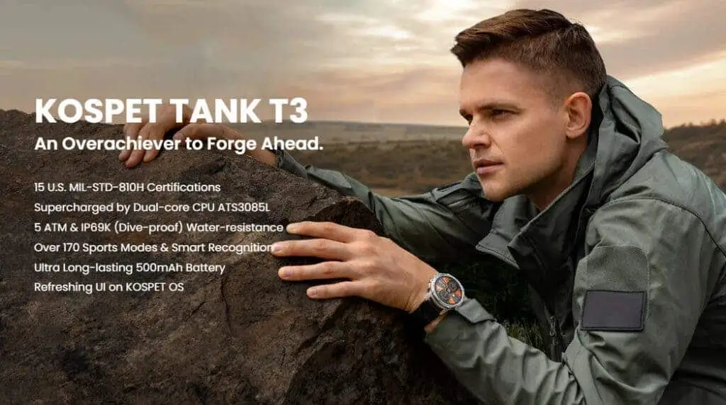 إطلاق طرازات جديدة من ساعات KOSPET TANK الذكية مع عرض ترويجي رائع 8 1 13 1024x572 1