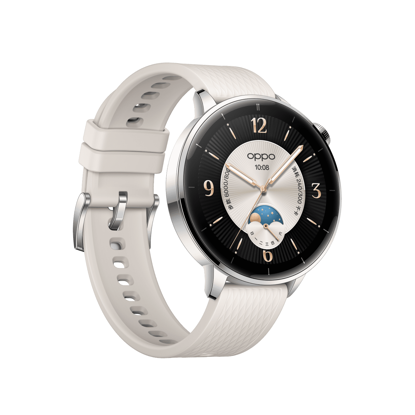 الكشف عن Oppo Pad 4 Pro وWatch X2 Mini وتصميم Enco Free 4 وخيارات الألوان وتكوينات الجهاز اللوحي 14 Oppo Watch X2 Mini white