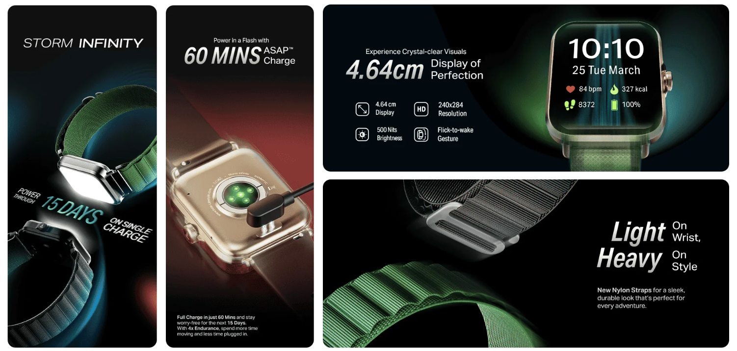 أطلقت Boat ساعة Storm Infinity الذكية: اتصال بلوتوث، وأكثر من 100 وضع رياضي، وبطارية تدوم حتى 20 يومًا 9 Screenshot 2025 03 26 053434