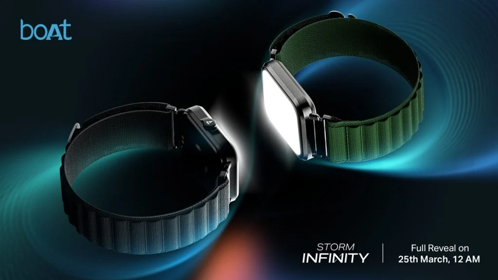 سيتم إطلاق Storm Infinity بشاشة 1.82 بوصة وبطارية تدوم 15 يومًا في 25 مارس 7 Storm Infinity