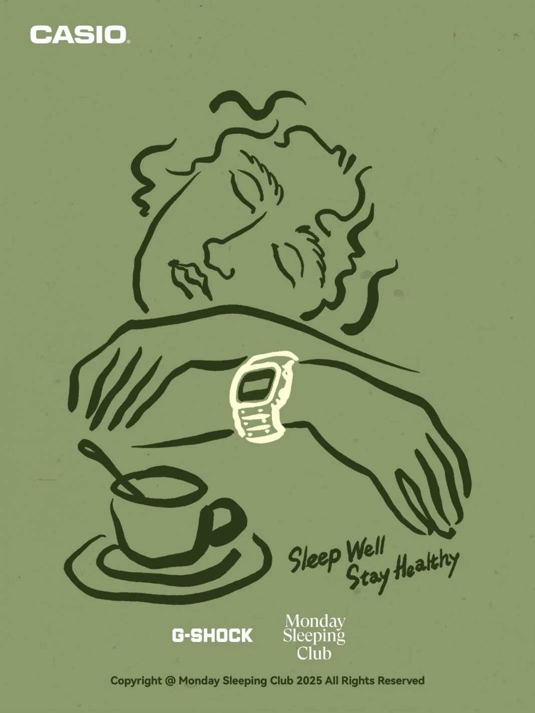 كاسيو تطلق ساعة G-SHOCK DW-5610UU-3PRM المصممة خصيصًا للنوم 7 G-SHOCK DW-5610UU-3PRM