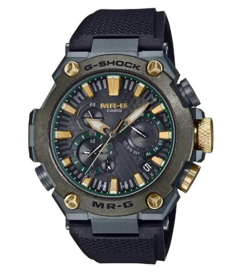 ساعة كاسيو MRG-B2000RG-3A الجديدة الفاخرة بإطار من التيتانيوم تُسَرّب 7 MRG-B2000RG-3A