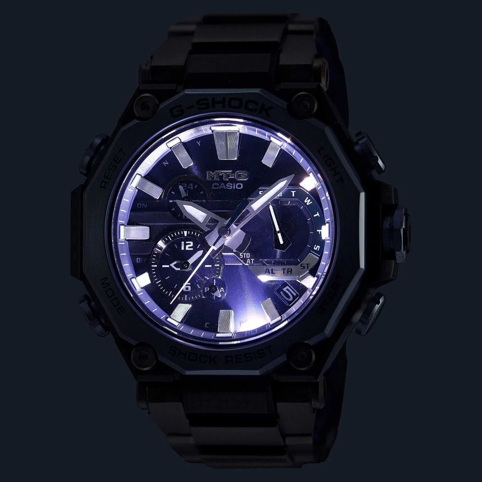 كاسيو تطلق ساعة G-Shock MTG-B2000YBD-2A في اليابان بتصميم من الكربون وتقنية بلوتوث وشحن بالطاقة الشمسية 7 G-Shock MTG-B2000YBD-2A