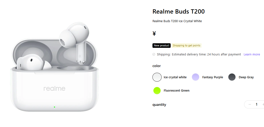 تم إطلاق Realme Buds T200 في الصين مع 32db ANC وصوت عالي الدقة وتصنيف IP55 12 Realme Buds T200