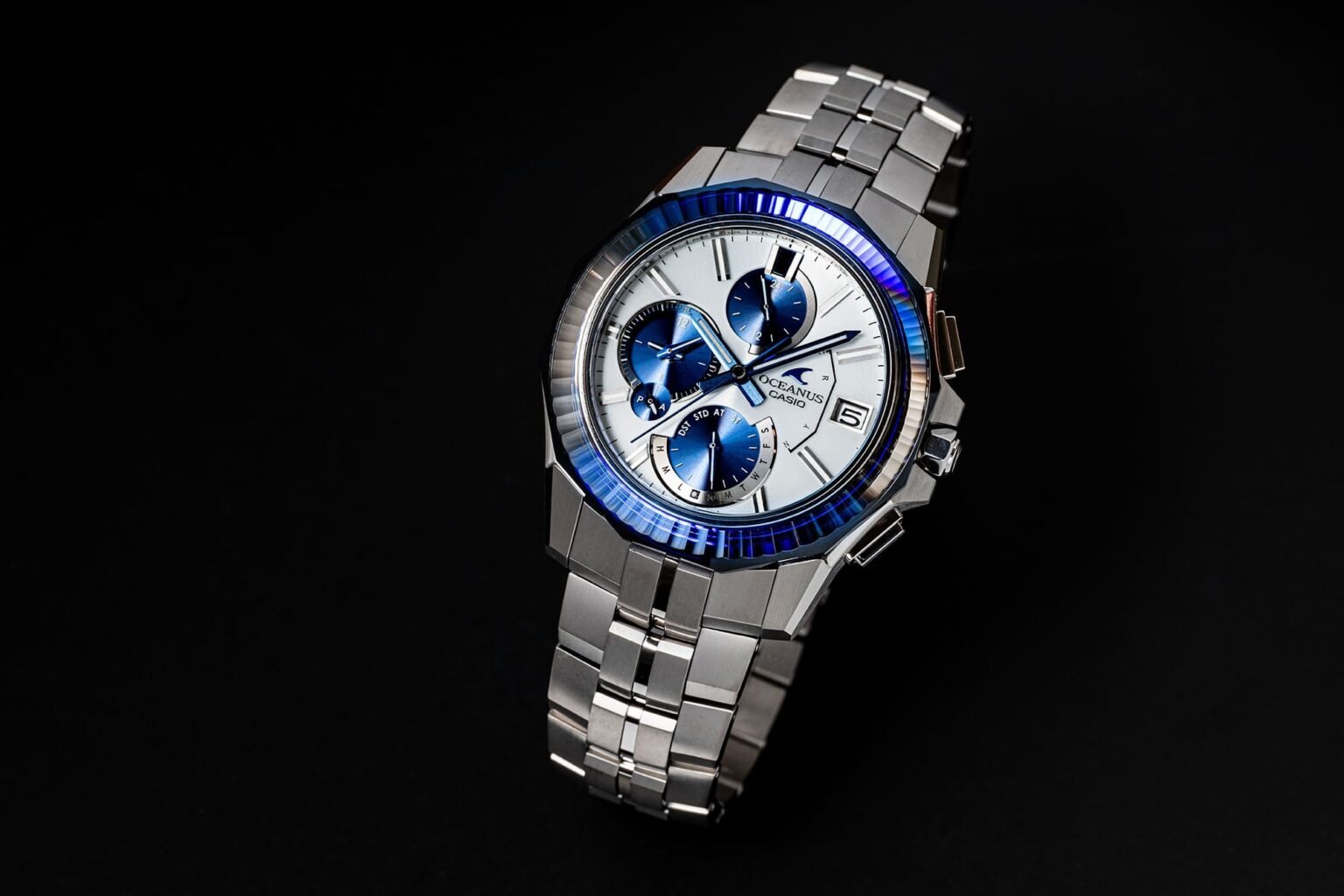 تم الإعلان عن ساعة كاسيو أوشينوس مانتا OCW-S6000PB بإطار من الياقوت وهيكل من التيتانيوم 7 ساعة كاسيو أوشينوس مانتا OCW-S6000PB