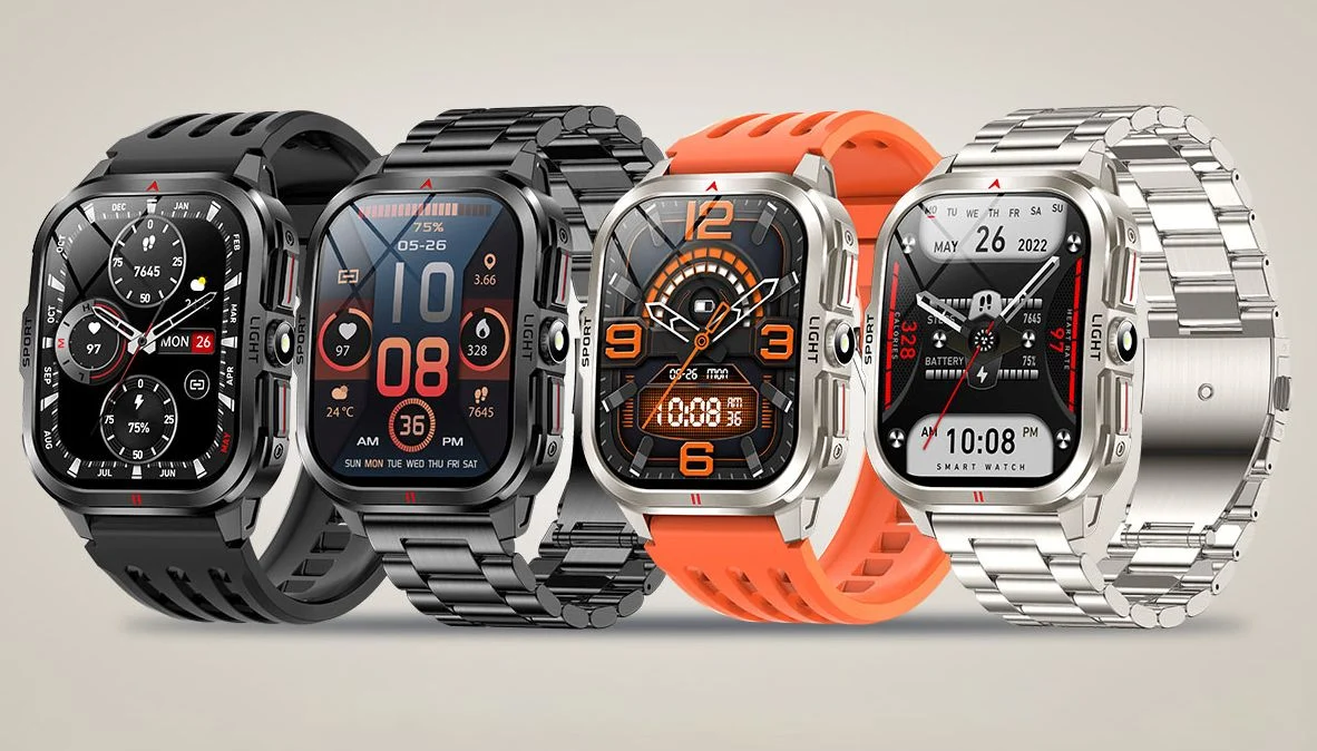 إطلاق ساعة Rogbid Titan S المتينة بشاشة منحنية ومتانة عسكرية 7 ساعة Rogbid Titan S