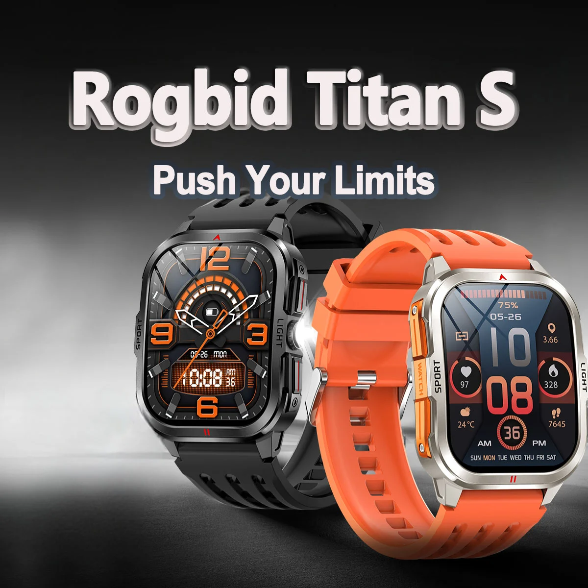 إطلاق ساعة Rogbid Titan S المتينة بشاشة منحنية ومتانة عسكرية 9 Rogbid Titan S