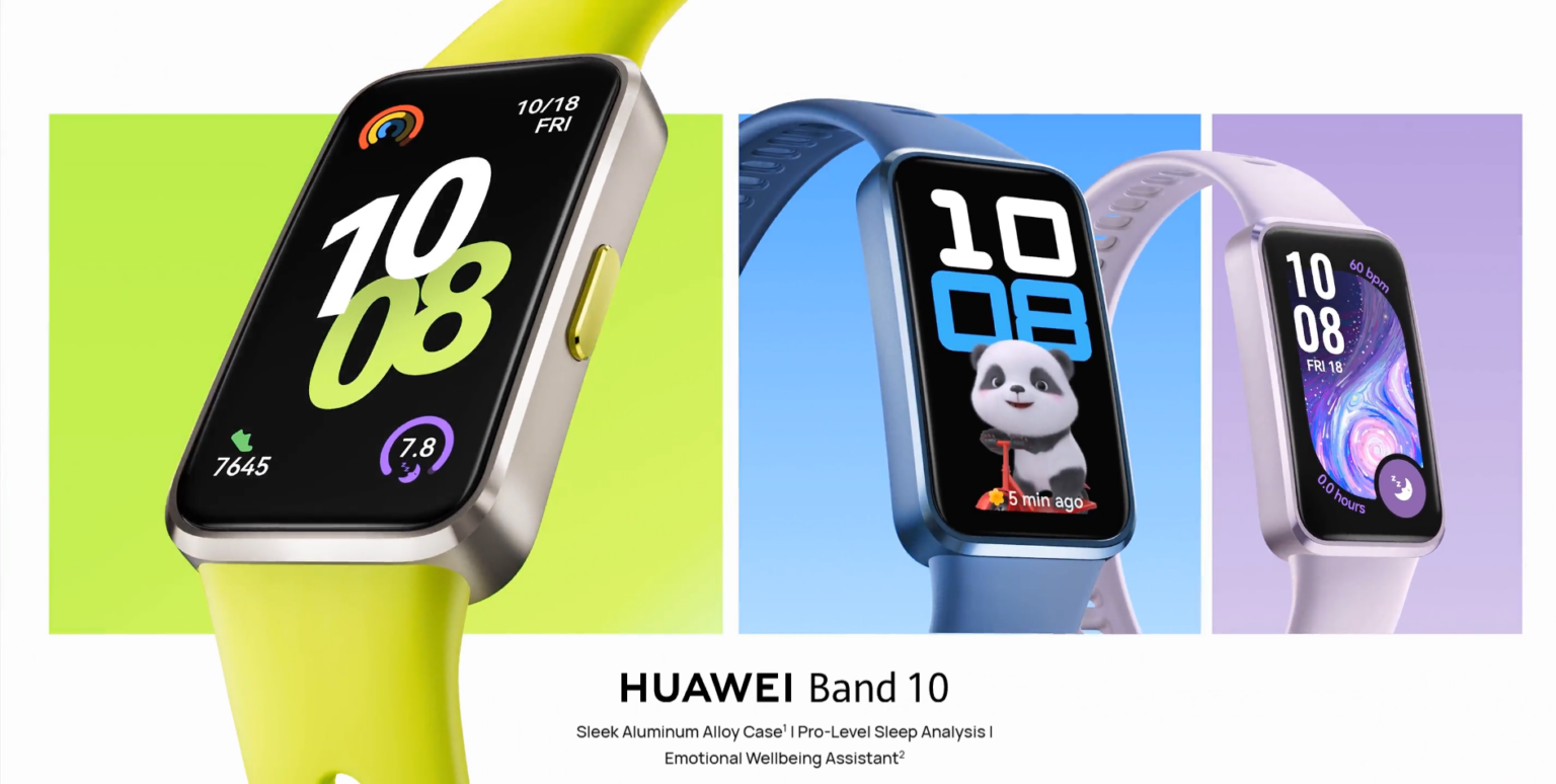 تم إطلاق سوار HUAWEI Band 10: شاشة AMOLED، ومقاومة للماء حتى 5ATM، وبطارية تدوم 14 يومًا 8 إطلاق سوار HUAWEI Band 10