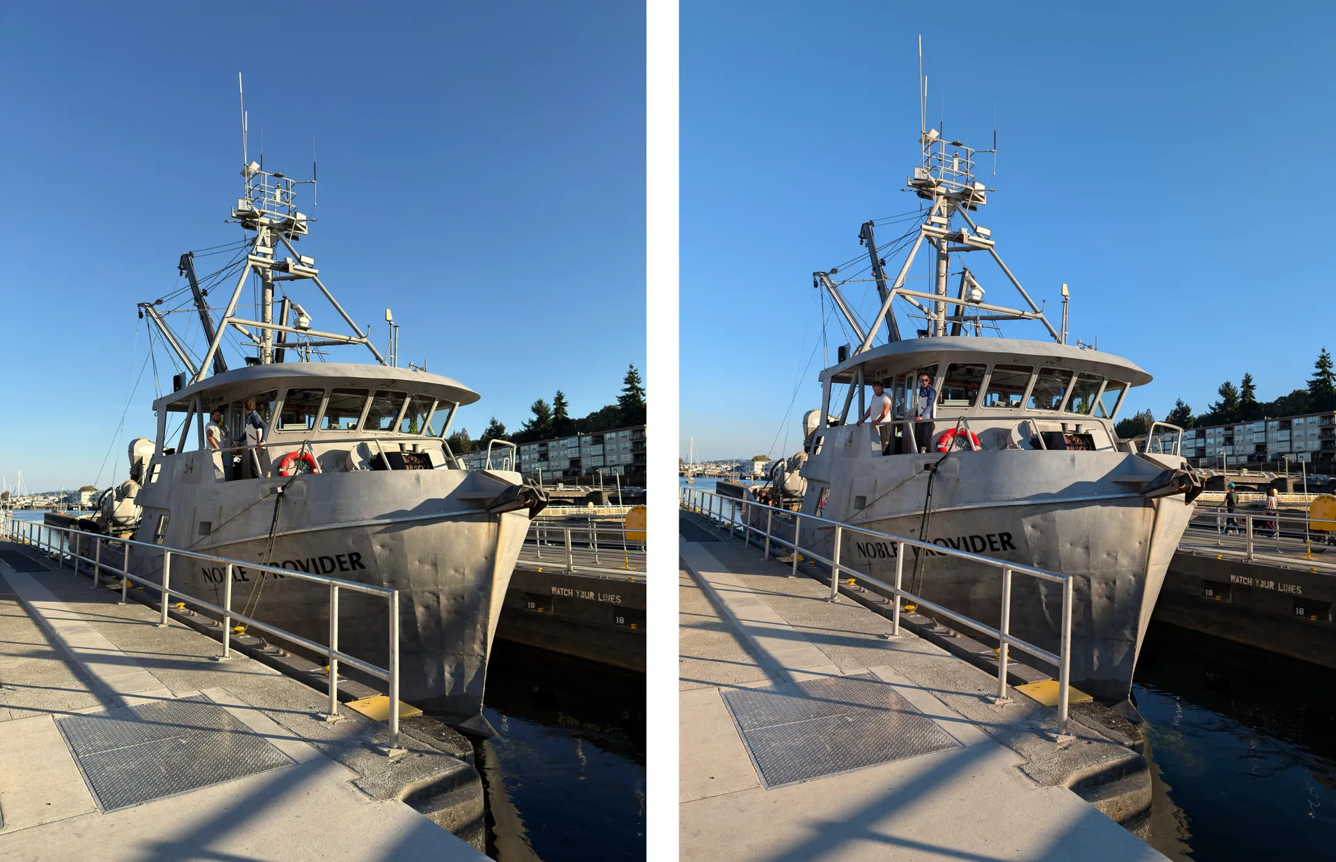 iPhone 17 Pro مقابل Pixel 10 Pro XL: مقارنة بين أفضل كاميرات الهواتف 20 iph17pro vs pix10pro wide boat 2up