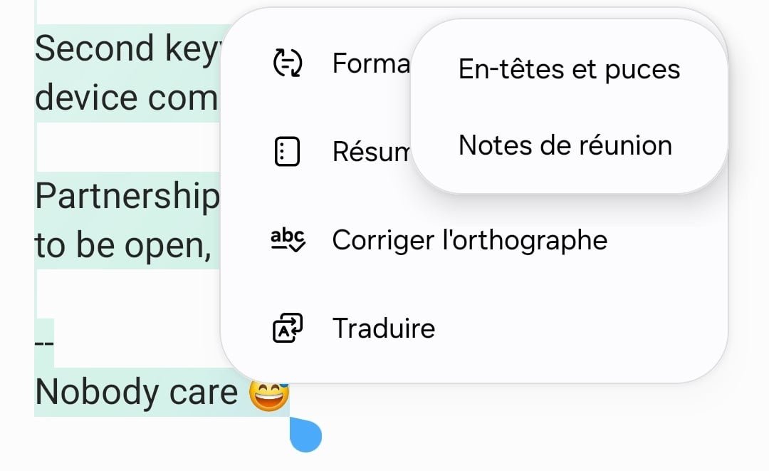 سعر هاتف سامسونج s24 ultra: مواصفات Samsung S24 ultra 56 screenshot 20240124 172925 samsung notes menu