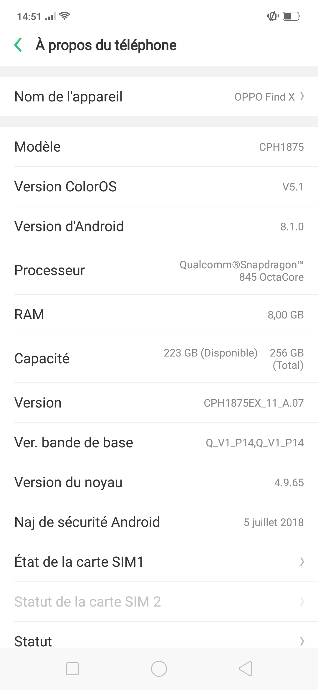 مراجعة Oppo Find X: التصميم المذهل “جمال هيلين” والمميزات والعيوب وهل لا يزال يستحق الشراء؟ 15 oppo find x color os ui test 1