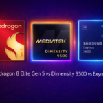 مقارنة بين معالجات سنابدراغون 8 إيليت من الجيل الخامس 26 Snapdragon 8 Elite Gen 5 vs Dimensity 9500 vs Exynos 2600 comparison